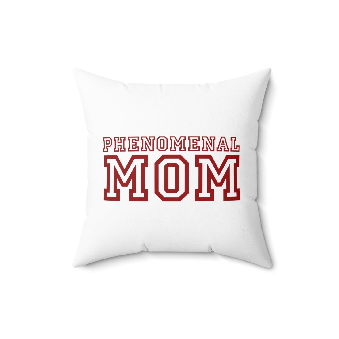 Throw Pillow Cover, Phenomenal Mom a Heartfelt Gift For Mothers, Red