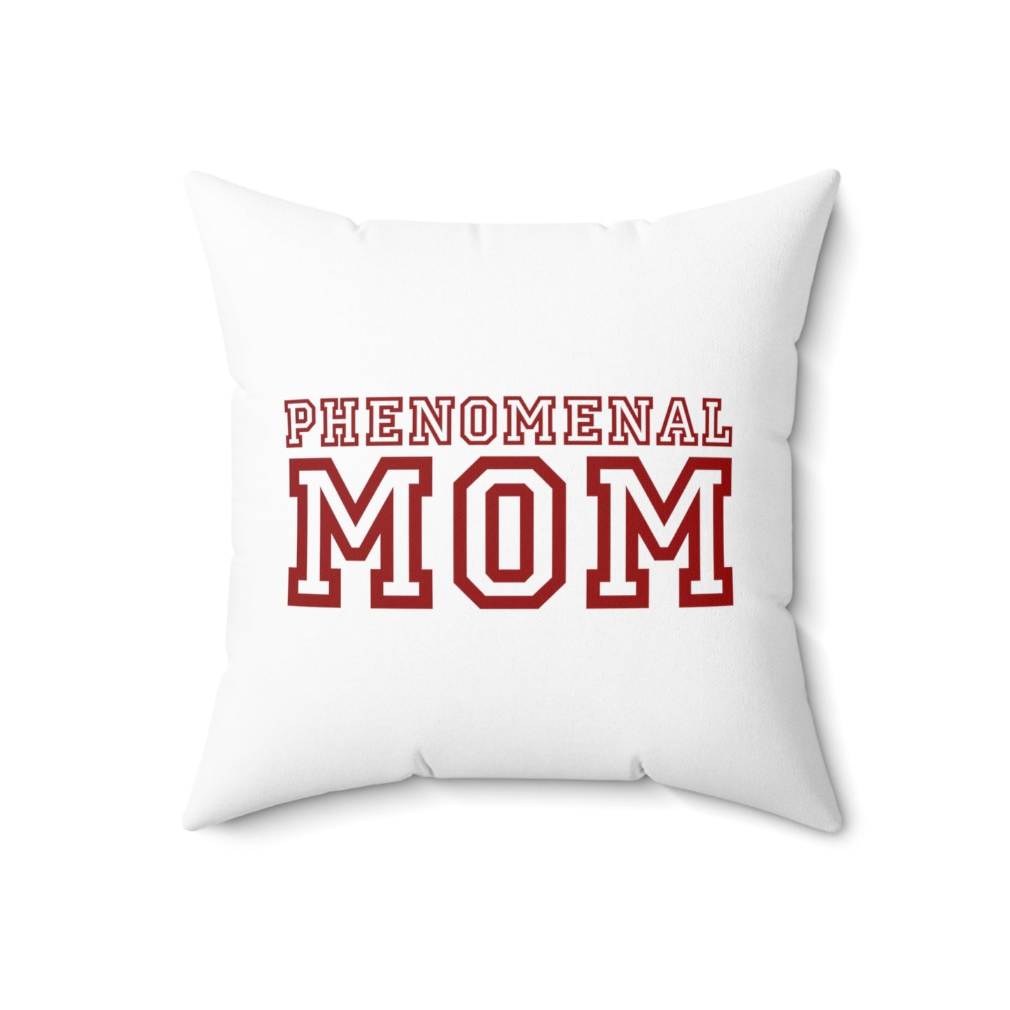 Throw Pillow Cover, Phenomenal Mom a Heartfelt Gift For Mothers, Red
