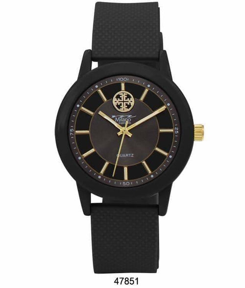 40MM Milano Expressions Silicon Band Watch - 4785
