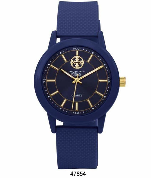 40MM Milano Expressions Silicon Band Watch - 4785