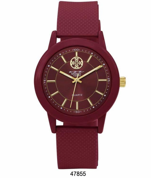 40MM Milano Expressions Silicon Band Watch - 4785