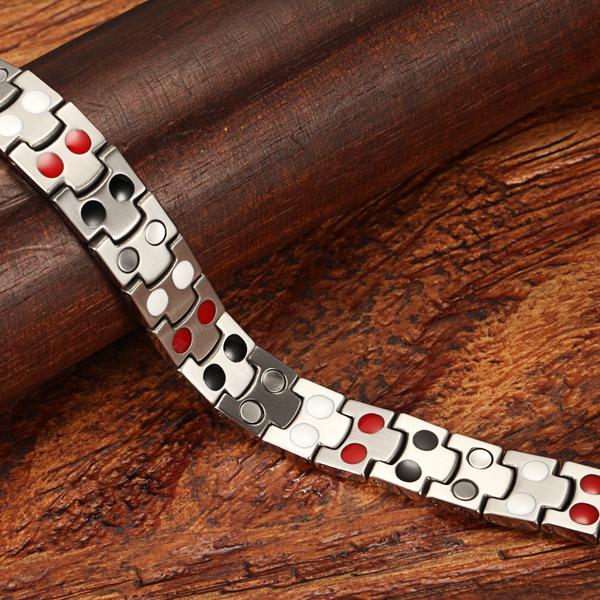 Magnetic Bracelet, Stainless Steel Magnet Men's Bracelet