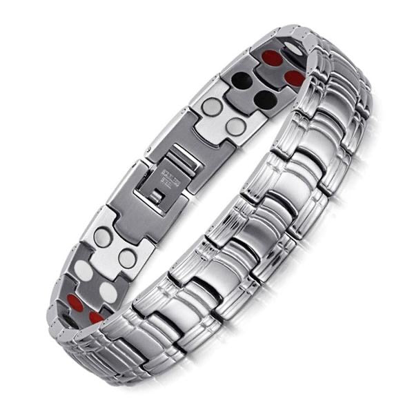 Magnetic Bracelet, Stainless Steel Magnet Men's Bracelet