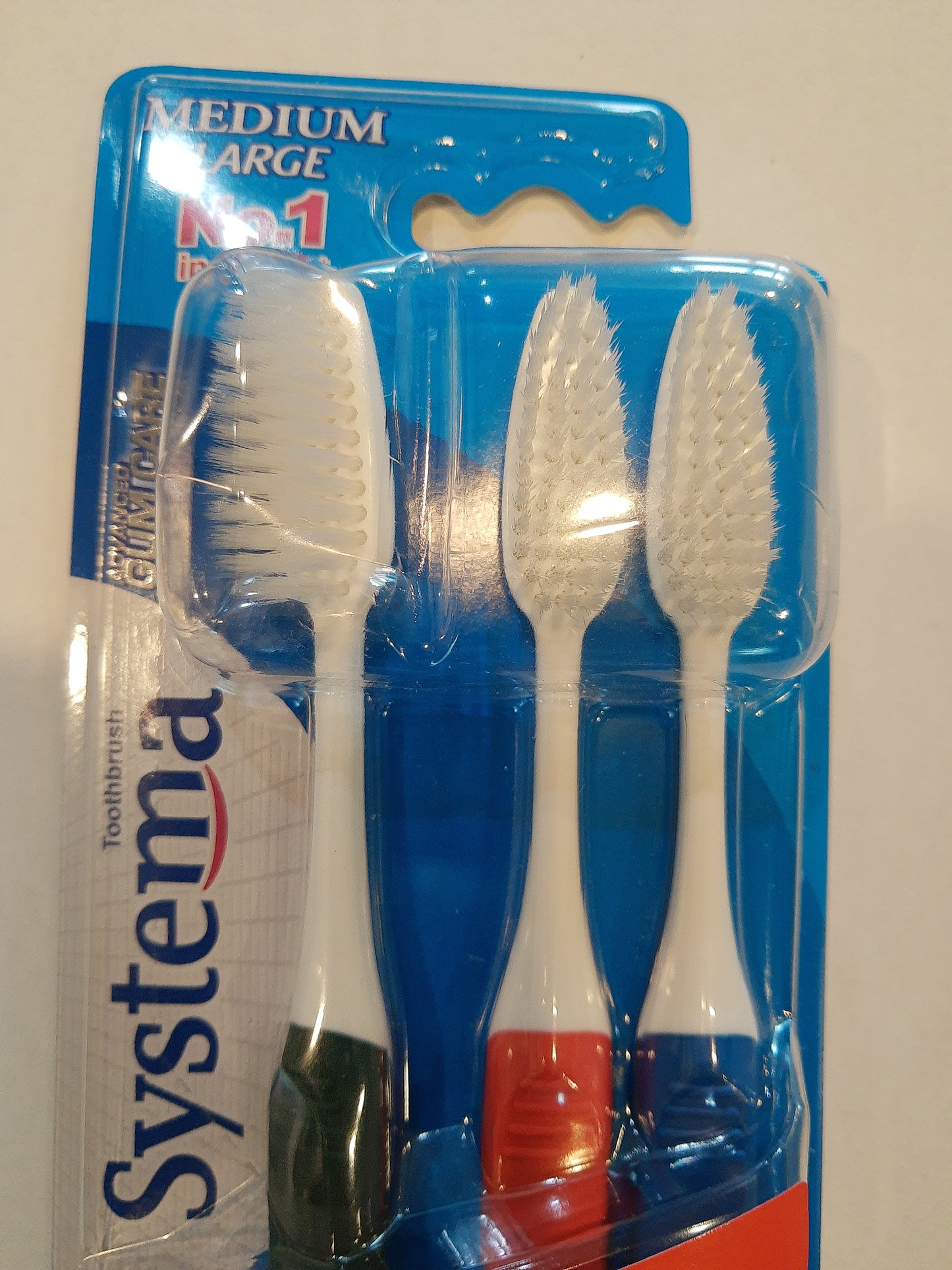 Systema Toothbrush Medium Large Triple Pack