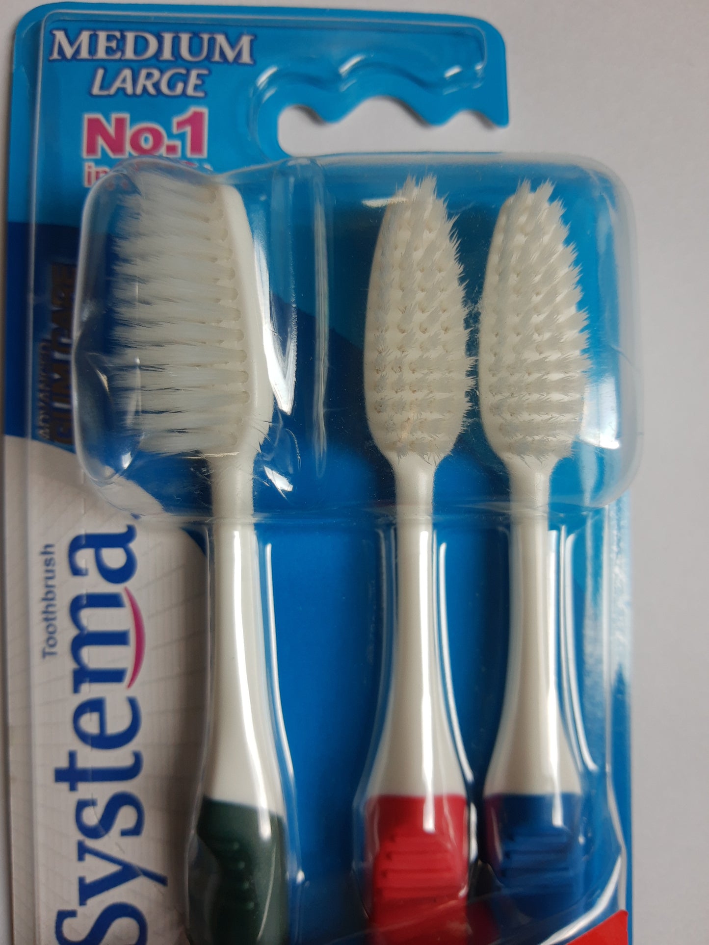 Systema Toothbrush Medium Large Triple Pack