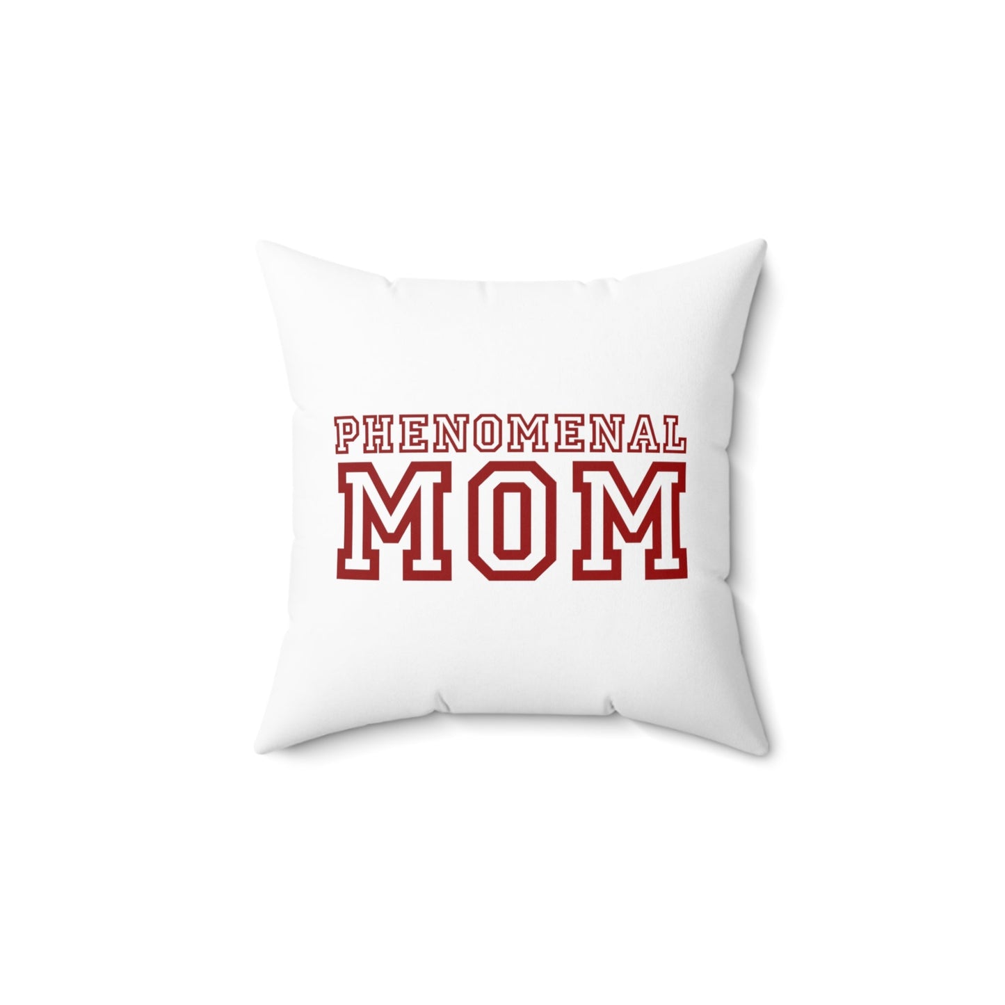 Throw Pillow Cover, Phenomenal Mom a Heartfelt Gift For Mothers, Red