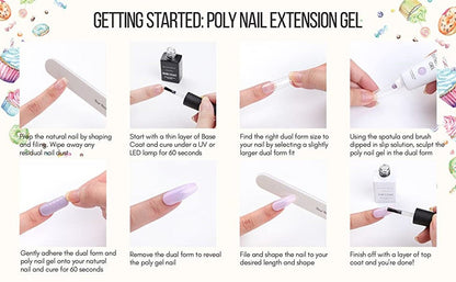 Poly Nail Extension Gel, Sweet Cravings Spring Color Poly Nail Gel